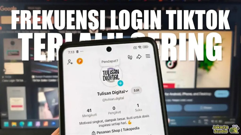 Frekuensi Kunjungan Terlalu Sering TikTok