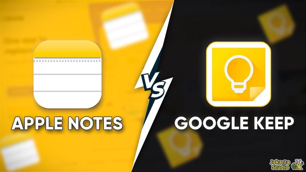 Google Keep vs Apple Notes