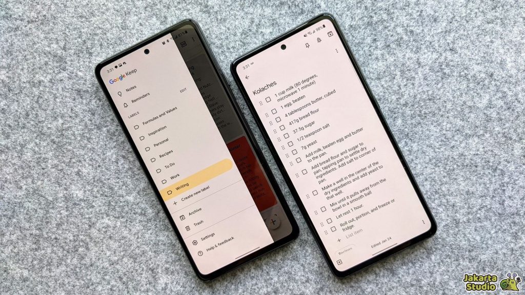 Google Keep vs Apple Notes