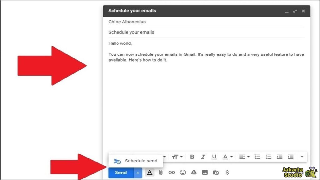 Cara Jadwalkan Email