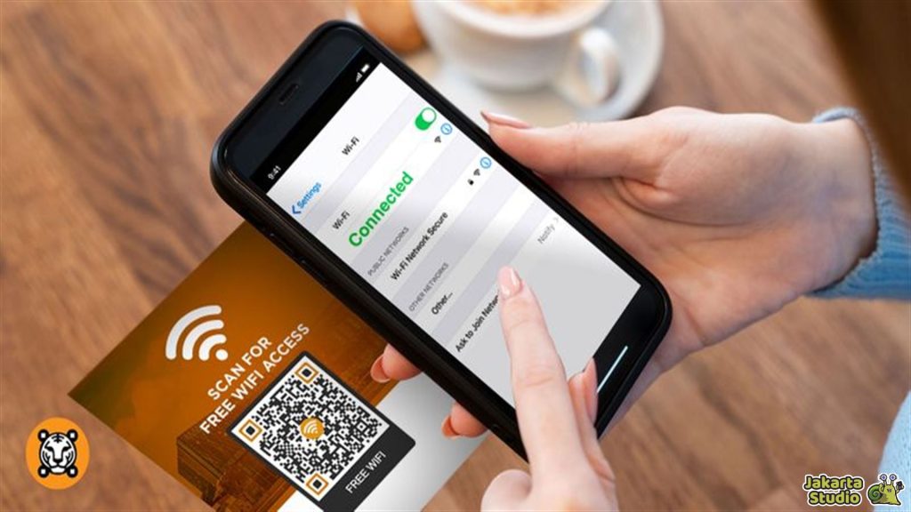 Cara Share Barcode Wifi