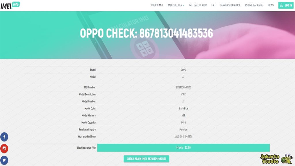 Cek Garansi OPPO