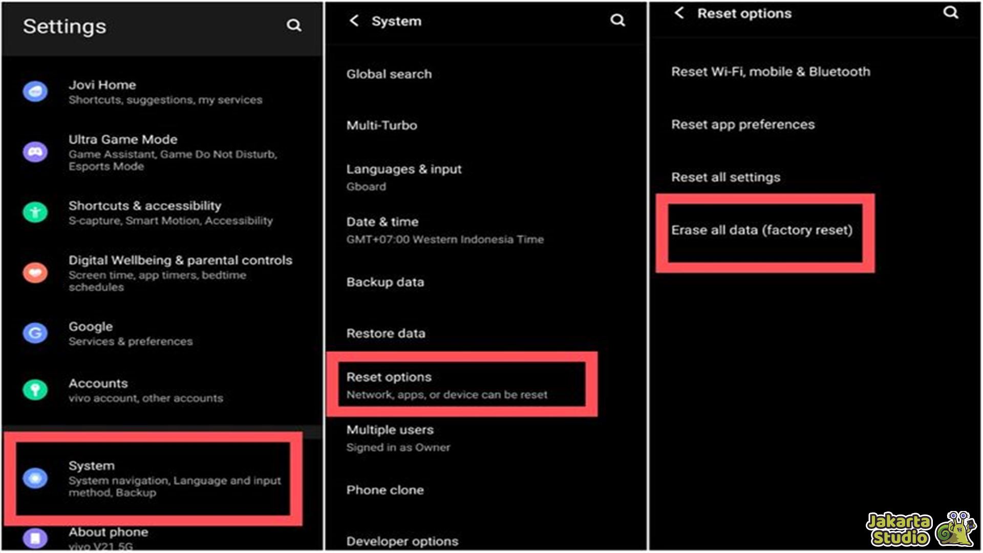 2 Cara Reset HP Vivo Tanpa Install Aplikasi
