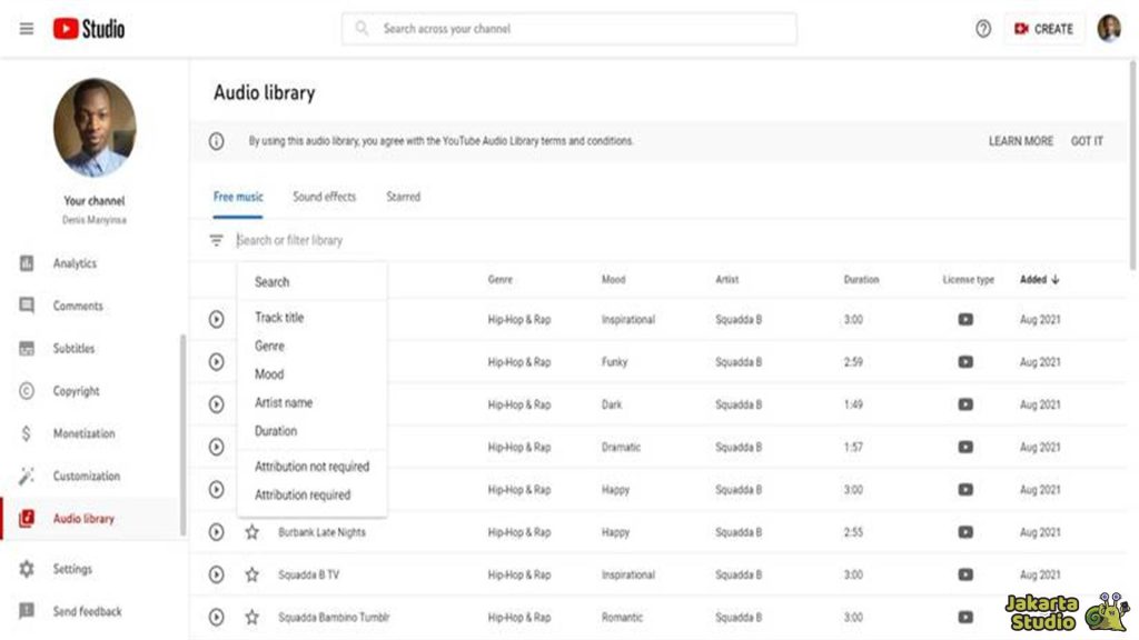 Situs Musik No Copyright