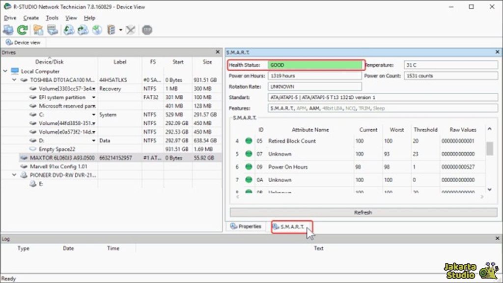 Software Recovery Data