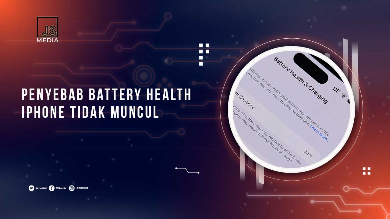 Battery Health iPhone Tidak Muncul