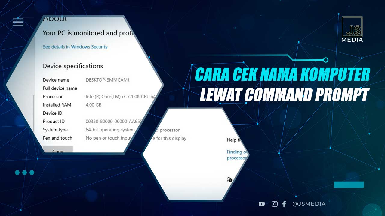 Cara Cek Nama Komputer
