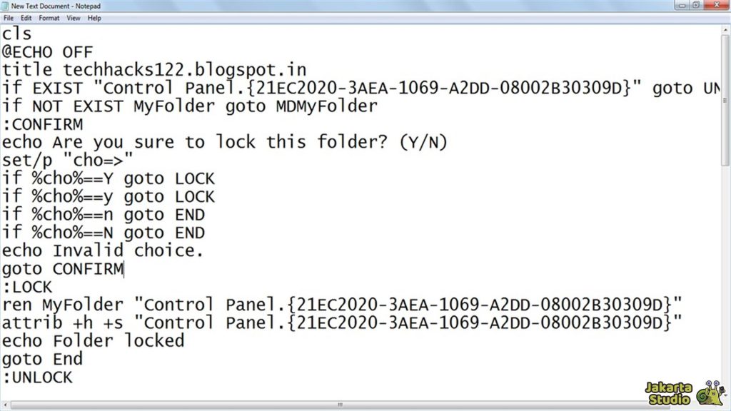 Cara Mengunci Folder Flashdisk