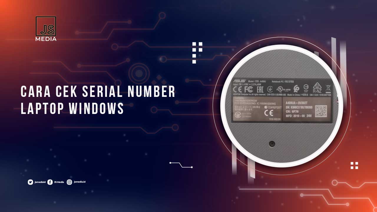 Cek Serial Number Laptop