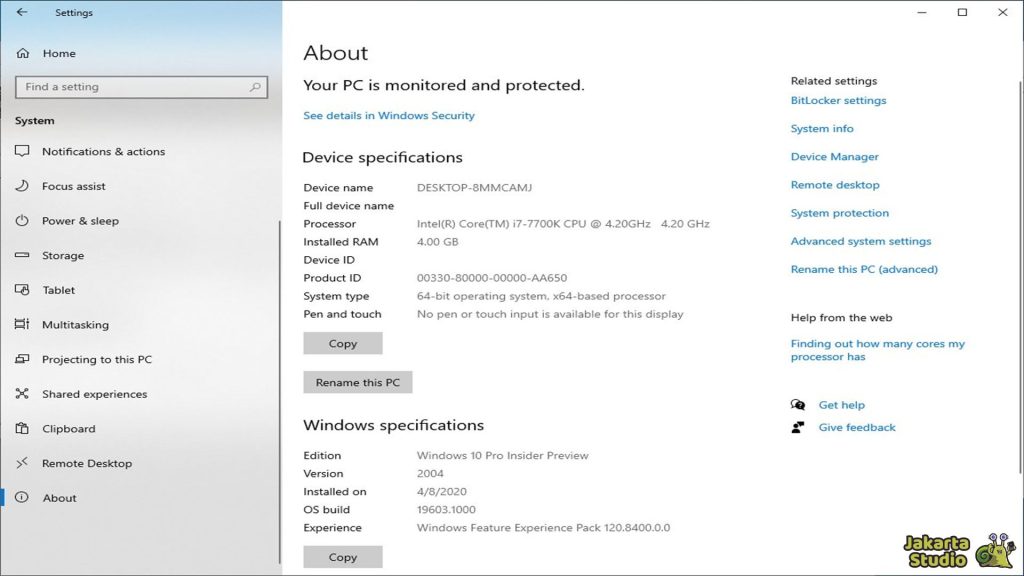 Cek Serial Number Laptop
