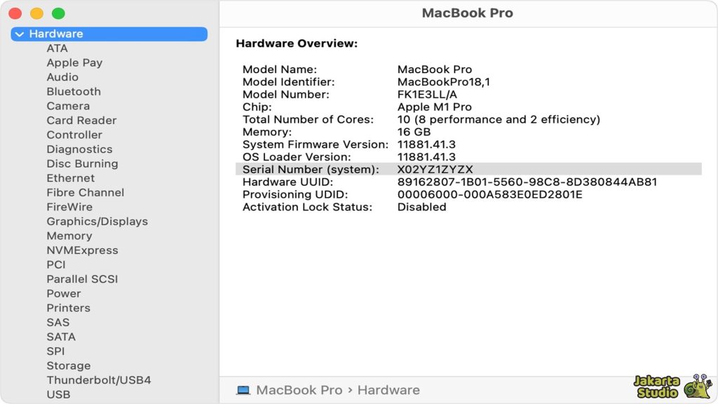 Cek Serial Number Laptop