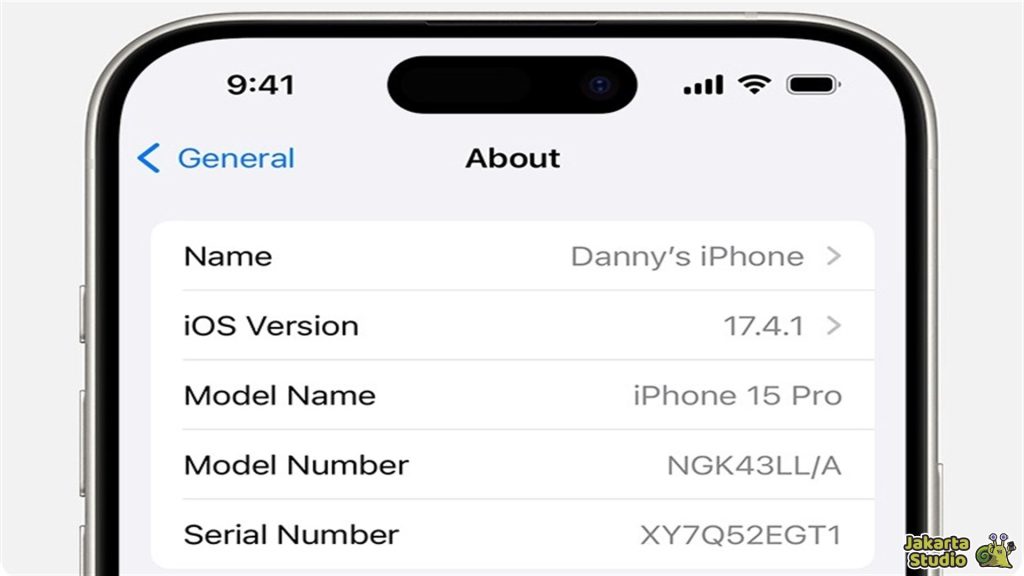 Cek Serial Number iPhone