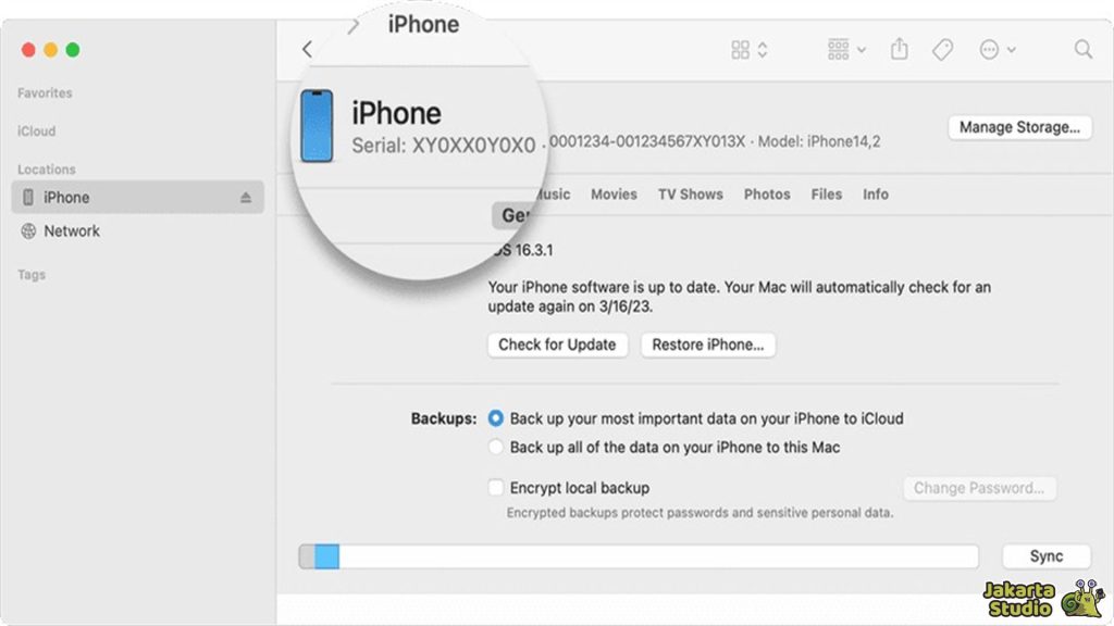 Cek Serial Number iPhone