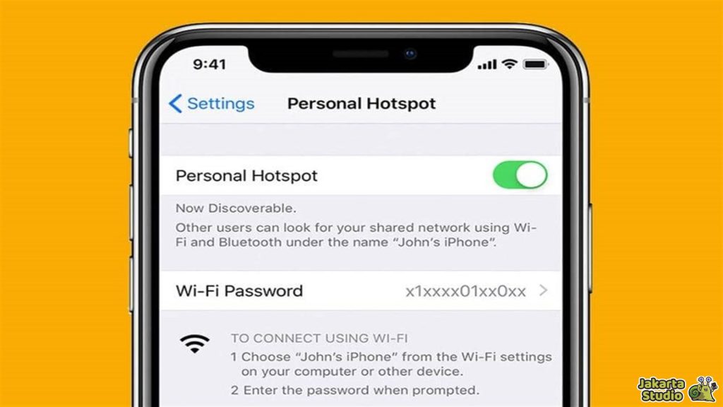 Ganti Nama Hotspot iPhone