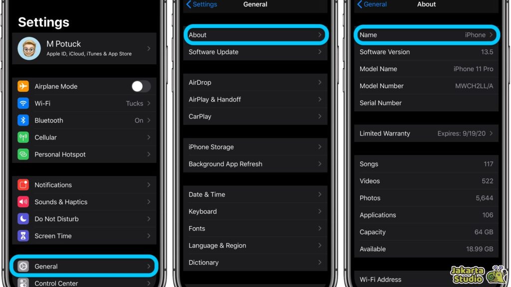 Ganti Nama Hotspot iPhone