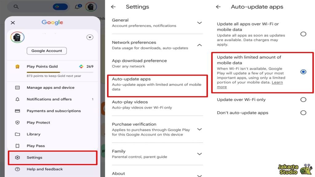 Mematikan Auto Update Android