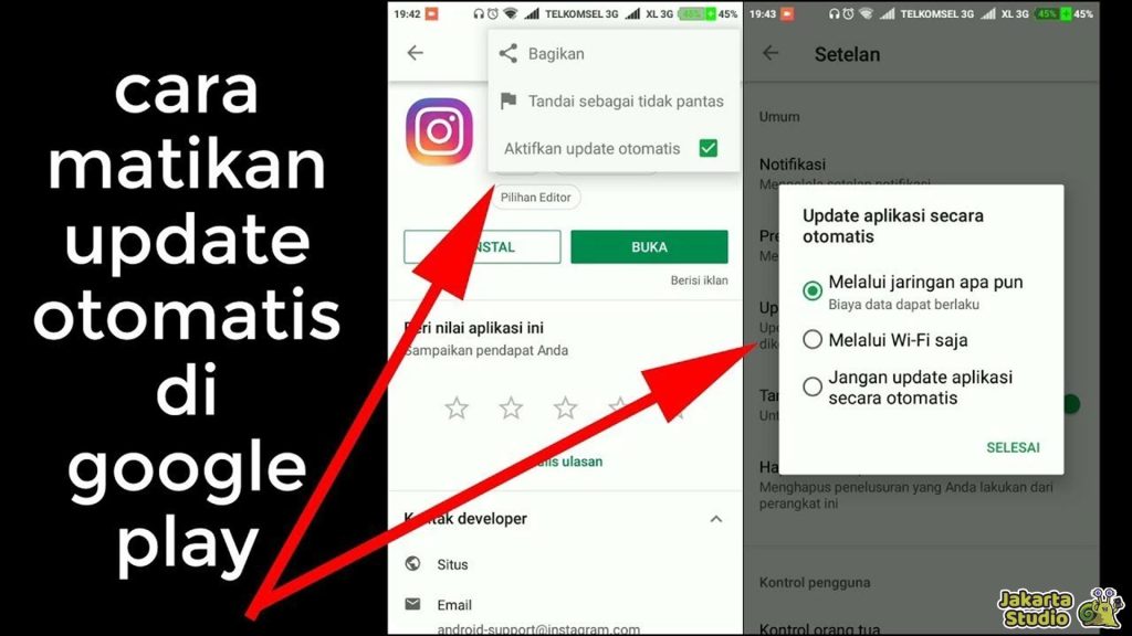 Mematikan Auto Update Android