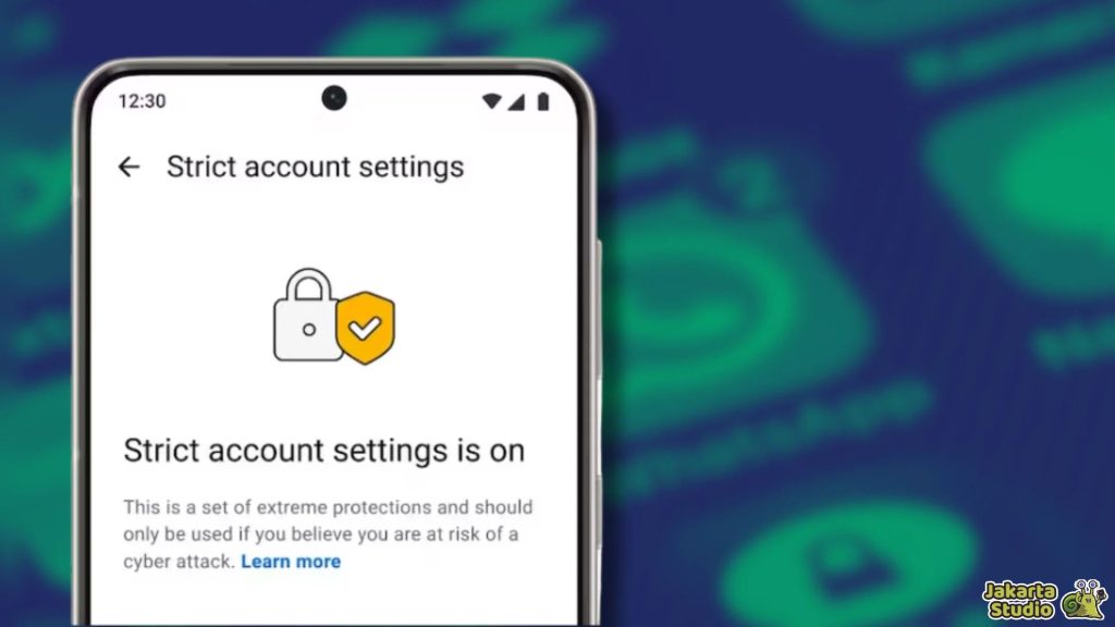 Strict Account Settings Whatsapp