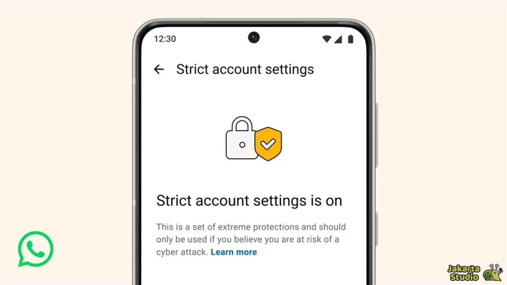 Strict Account Settings Whatsapp