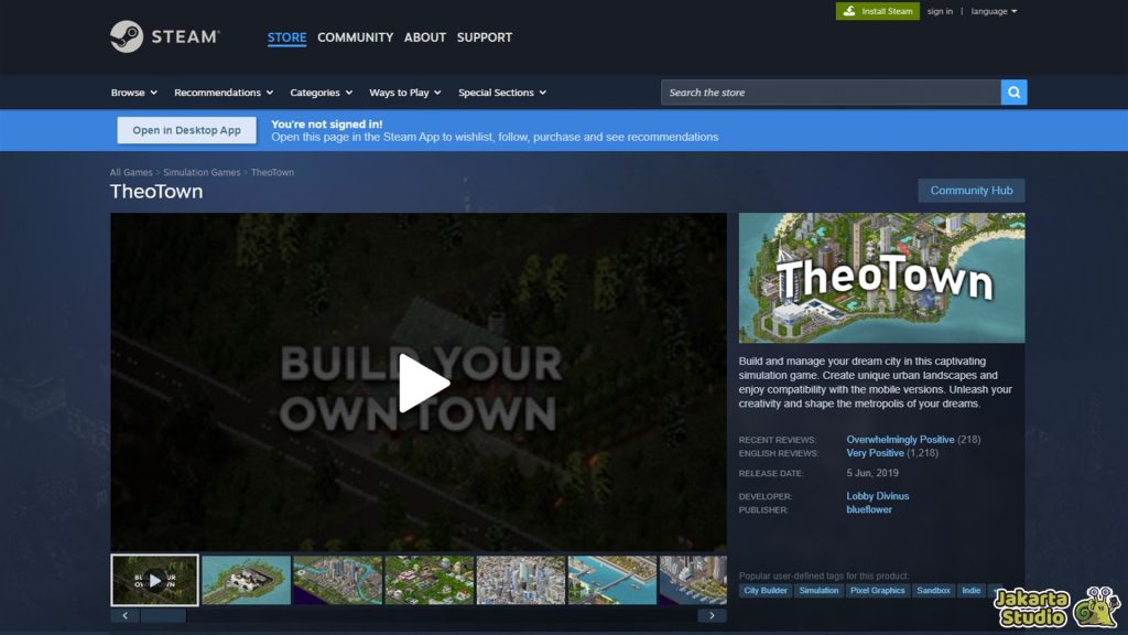 TheoTown Steam VS Google Play Games