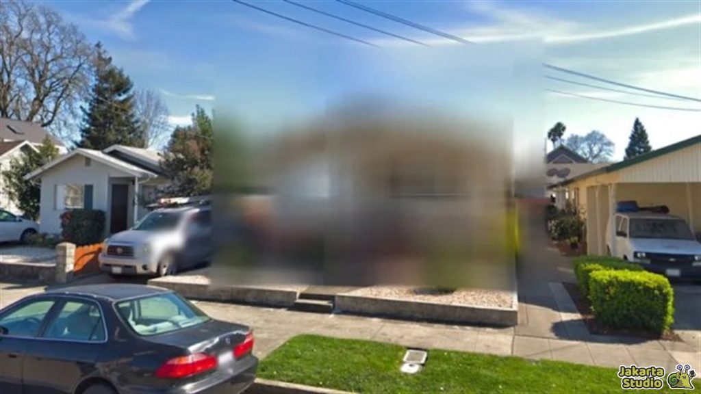 Blur Rumah Google Street View