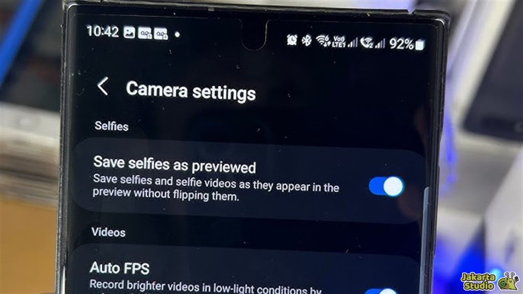 Cara Agar Kamera Samsung Tidak Mirror