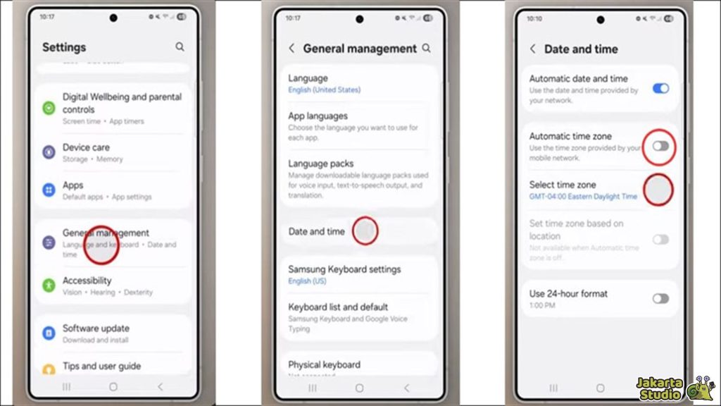 Cara Mengubah Jam HP Samsung