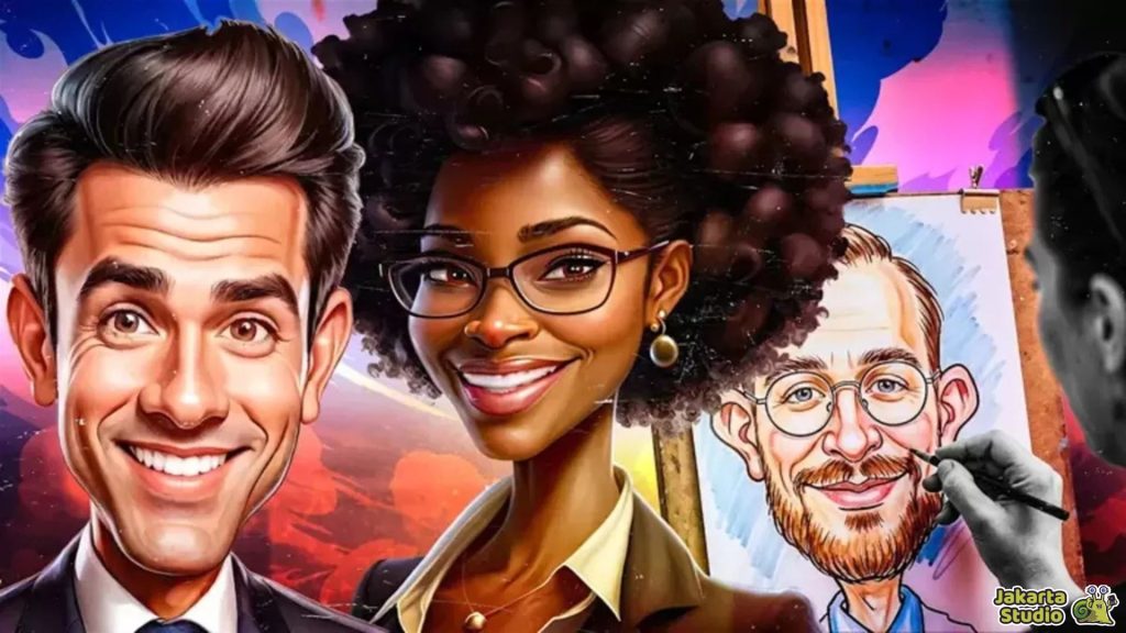 Caricature of Me and My Job