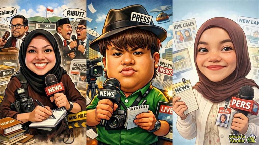 Caricature of Me and My Job