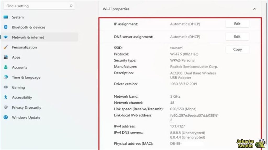 Cek Generasi Wifi Laptop
