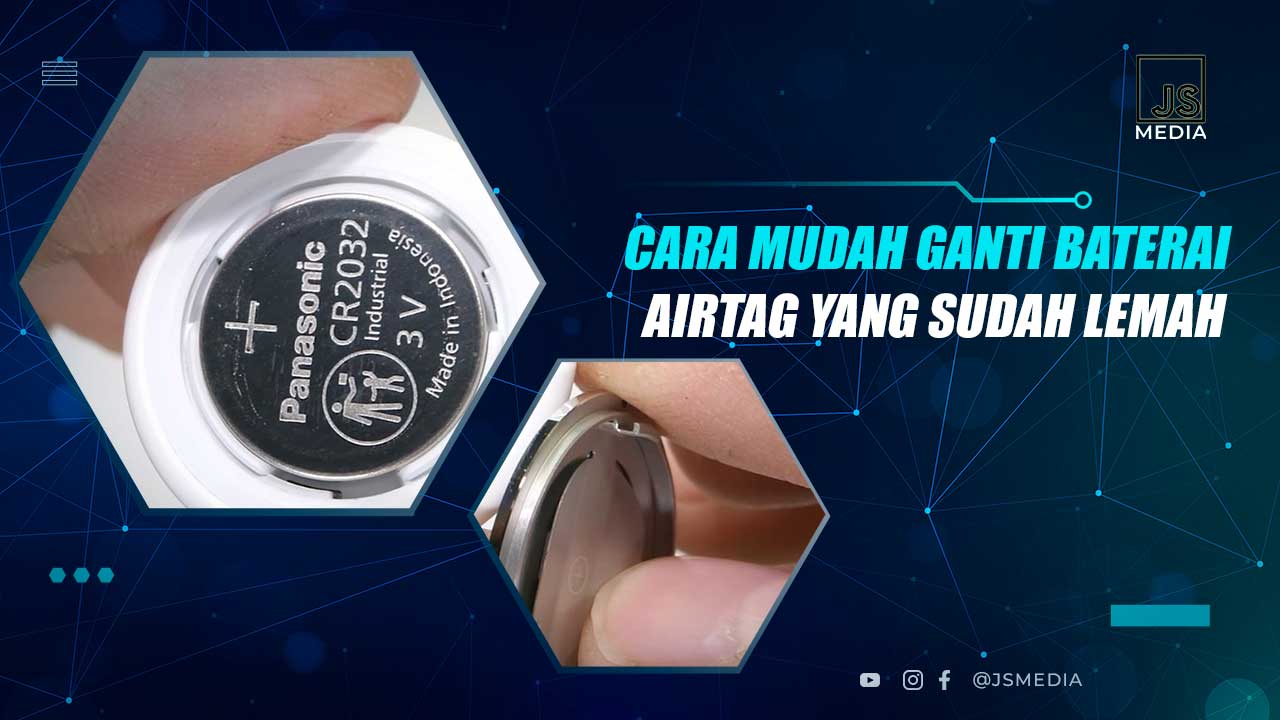 Ganti Baterai AirTag