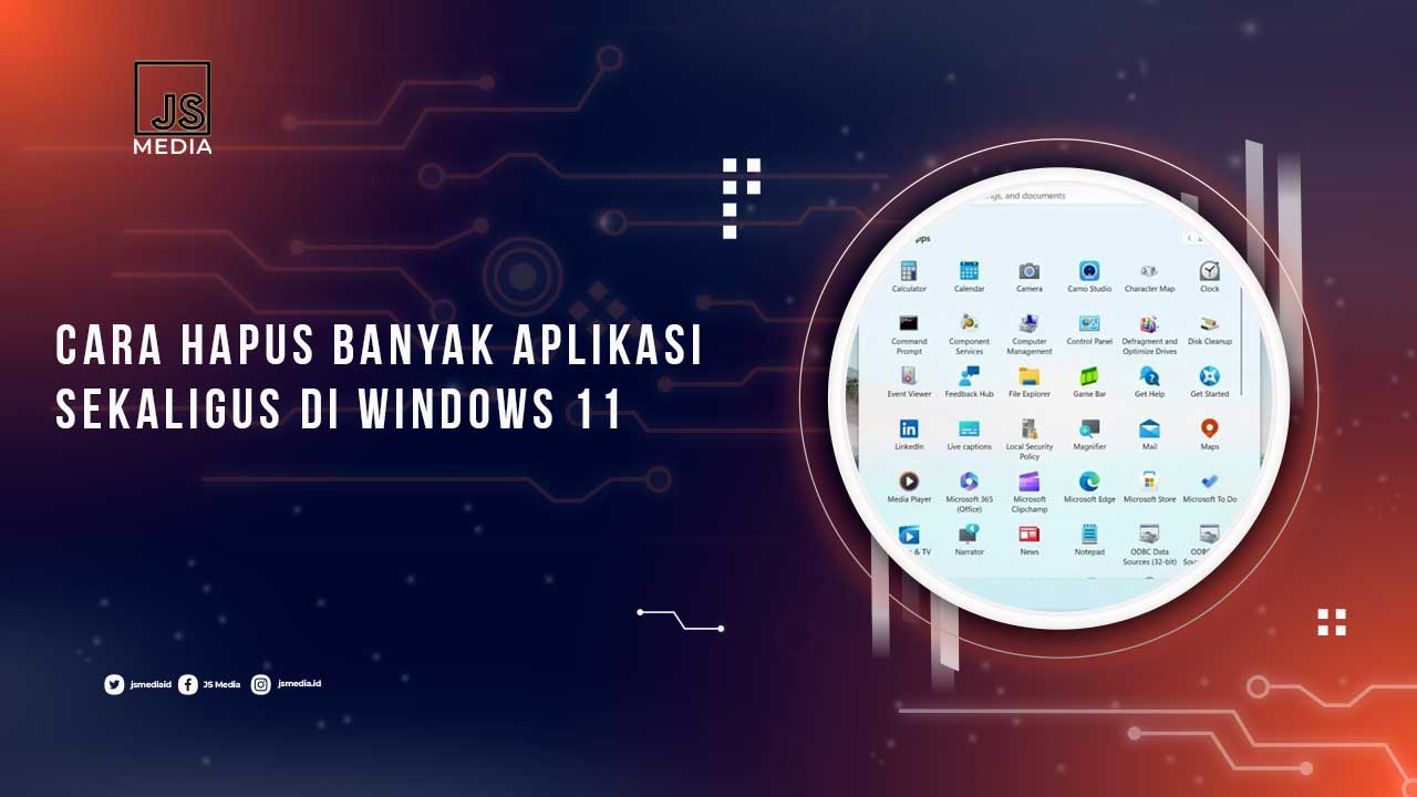 Hapus Banyak Aplikasi Windows 11