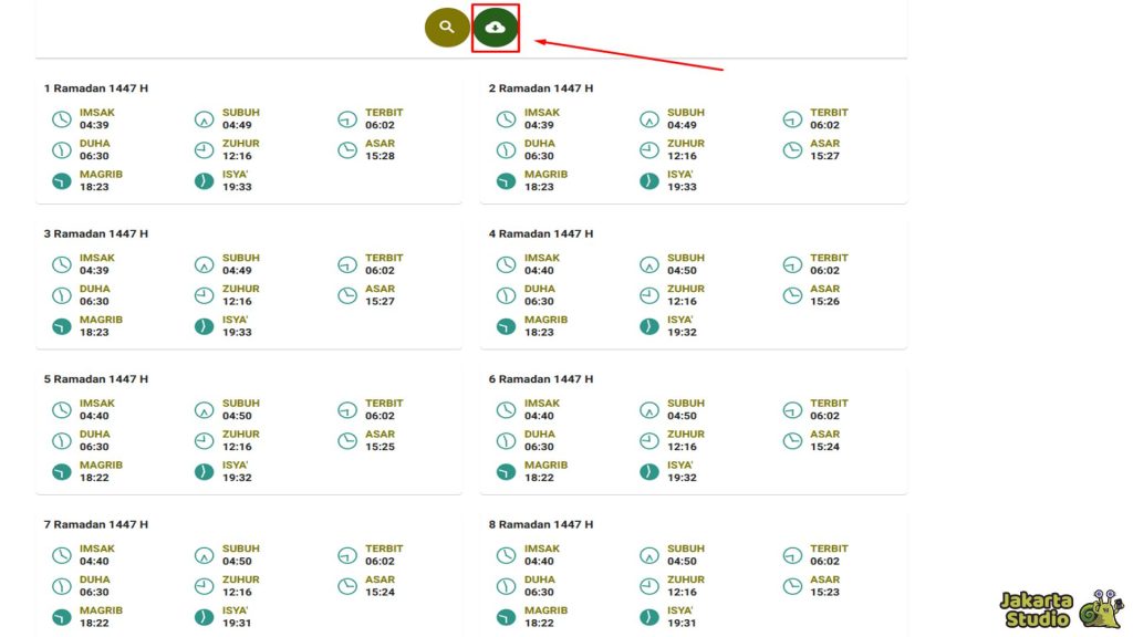 Jadwal Imsakiah Kemenag RI