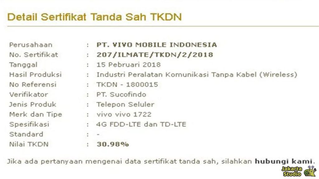 Jenis Sertifikasi Smartphone