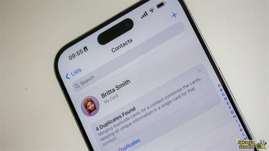 Kontak Duplikat iPhone