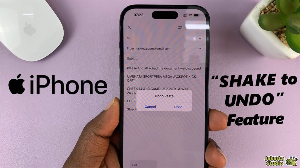 Mematikan Undo Typing iPhone