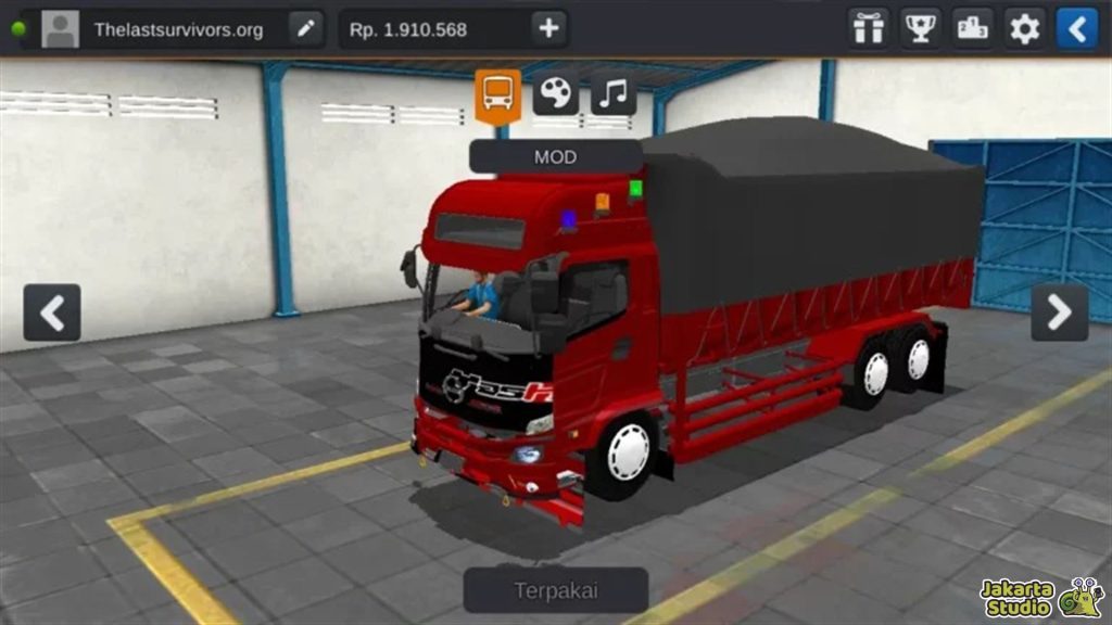 Mod Truk Batubara BUSSID