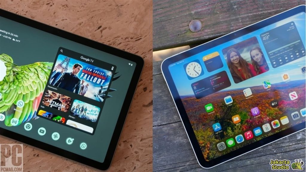 Perbedaan Tablet Android dan iPad