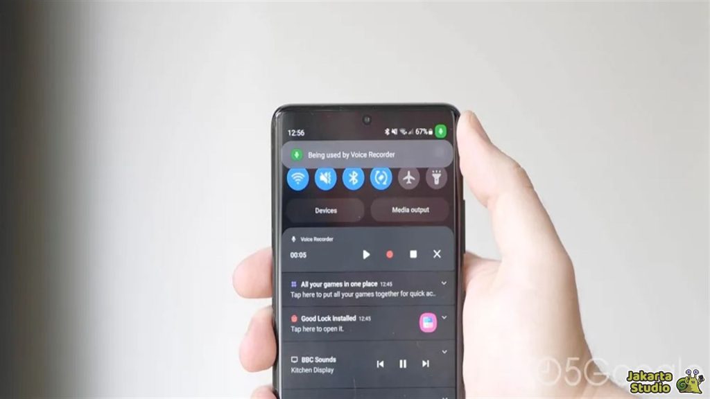 Rekam Layar HP Samsung