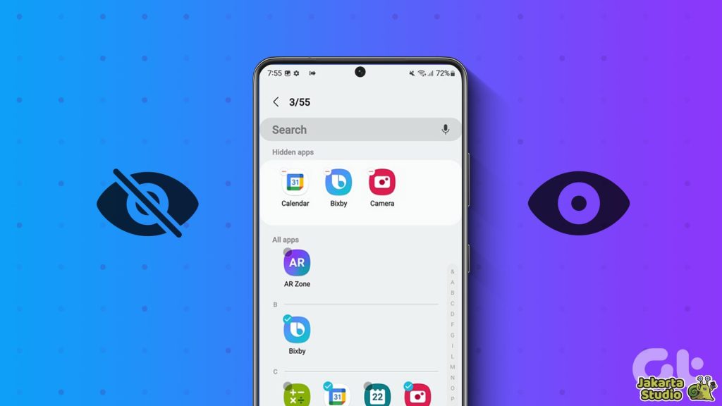 Sembunyikan Aplikasi HP Samsung