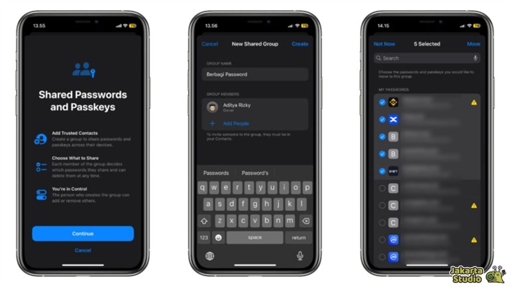 Share Password iPhone