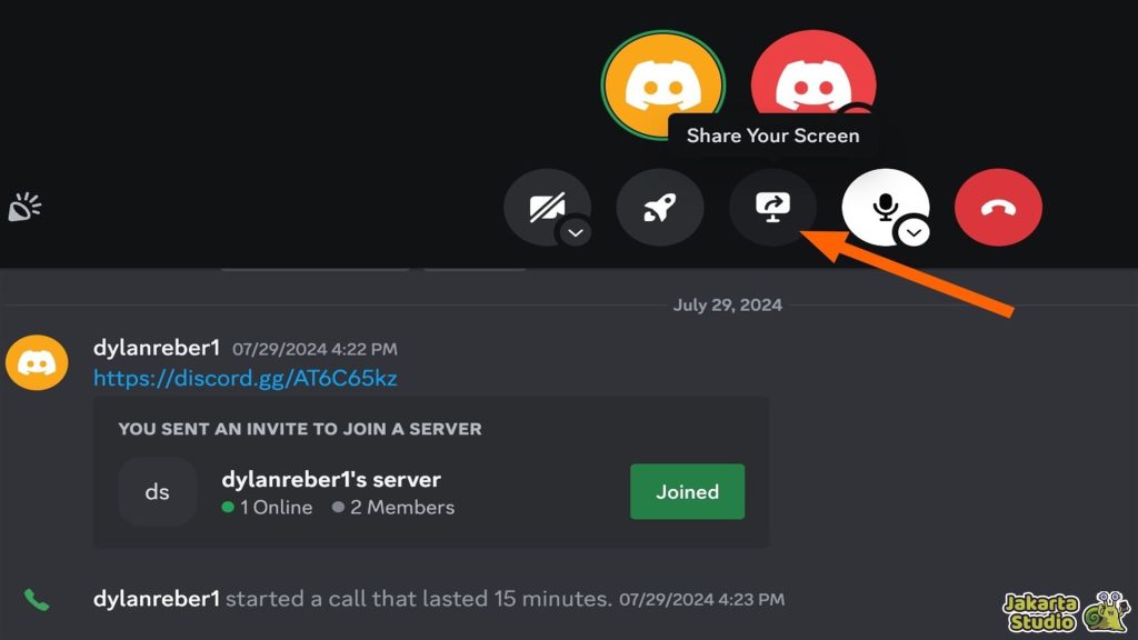 Share Screen Discord