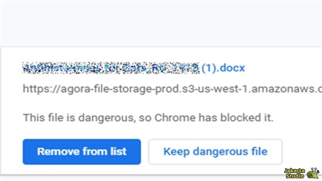 Solusi Dangerous File Blocked