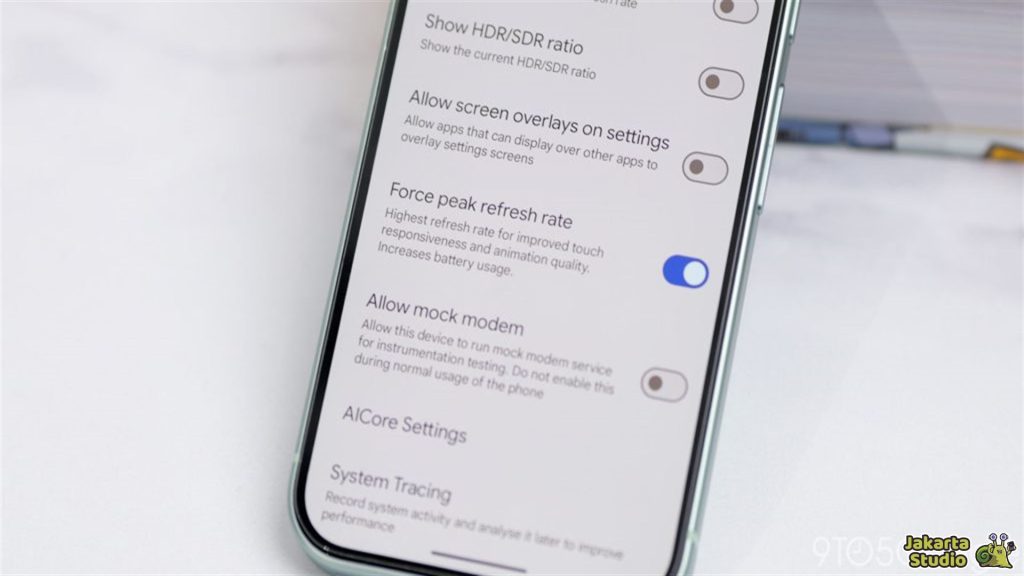 Trik Developer Options Android