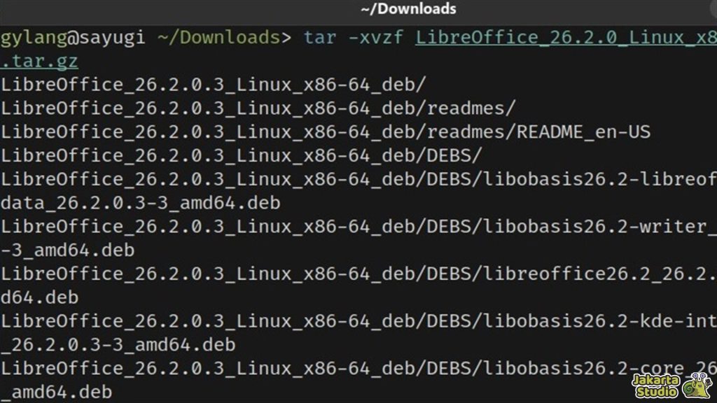 Update LibreOffice Linux