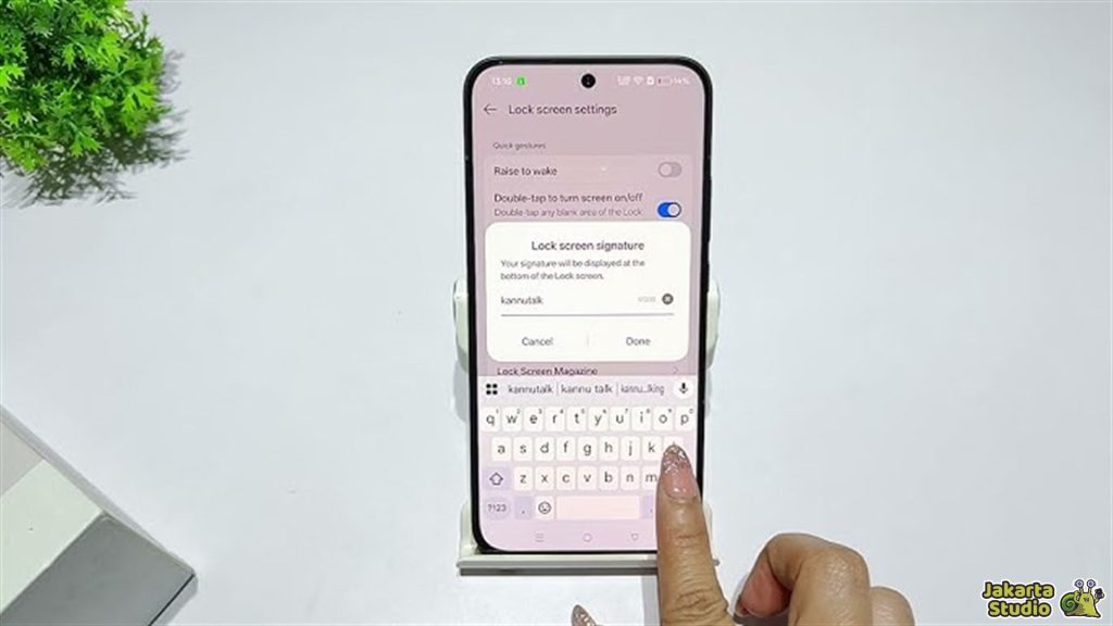 Cara Membuat Nama Lockscreen Oppo