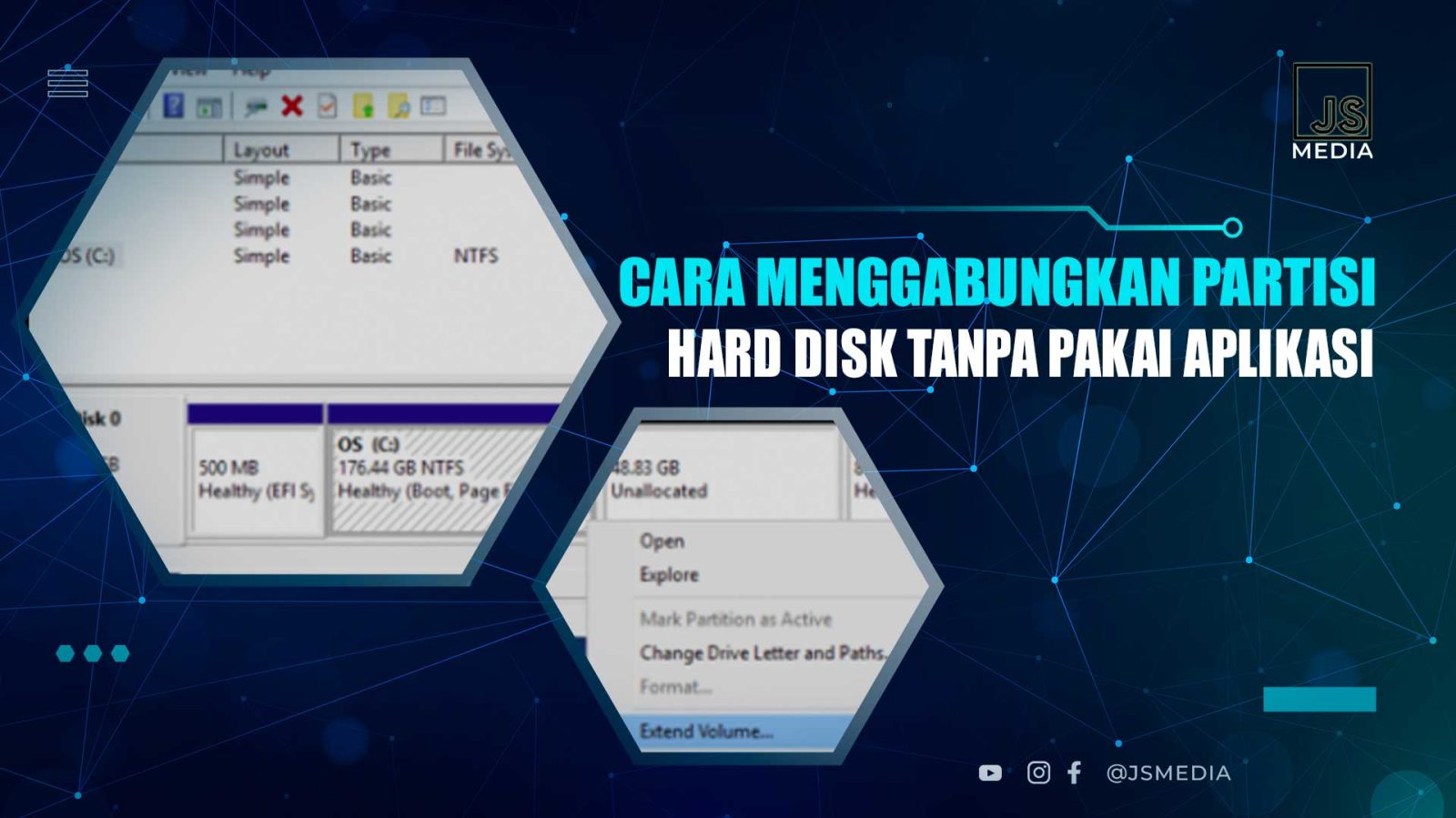 Cara Menggabungkan Partisi HDD