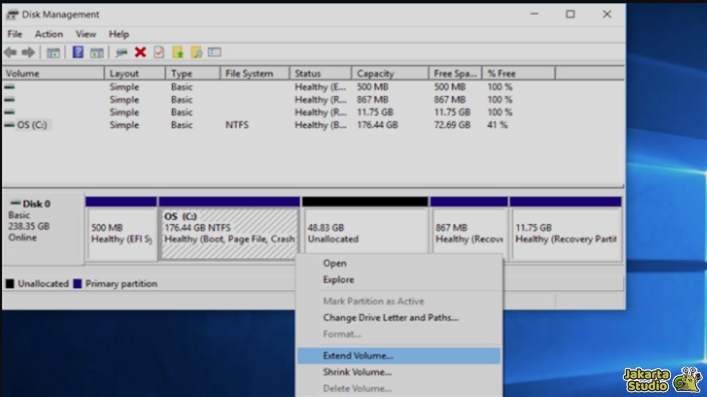 Cara Menggabungkan Partisi HDD