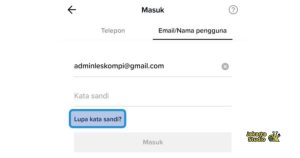 Cara Mengganti Password Jika Lupa