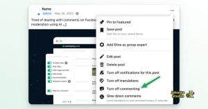 Cara Mengontrol Komentar di Halaman Facebook